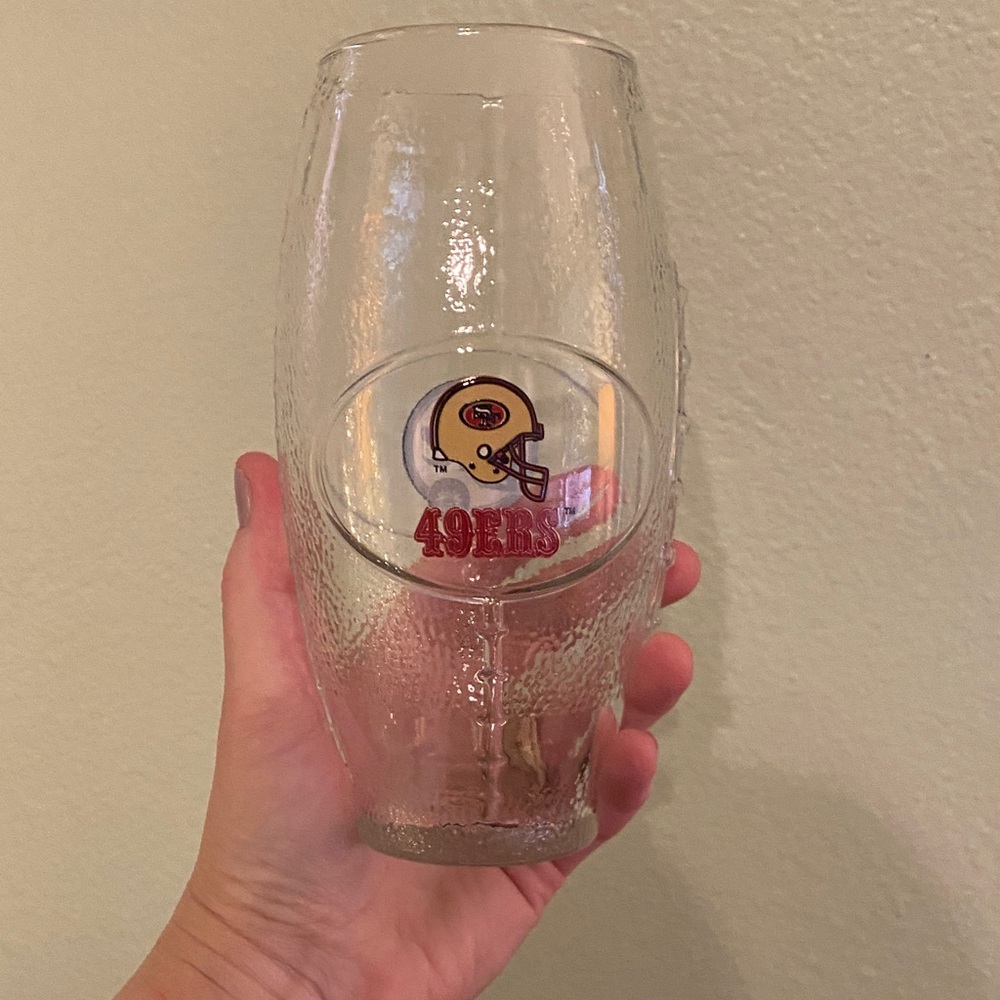 NFL Team Logo Glass Tumbler